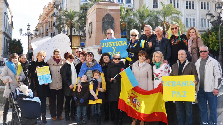 Украинская диаспора Испании желает мира для своей родины